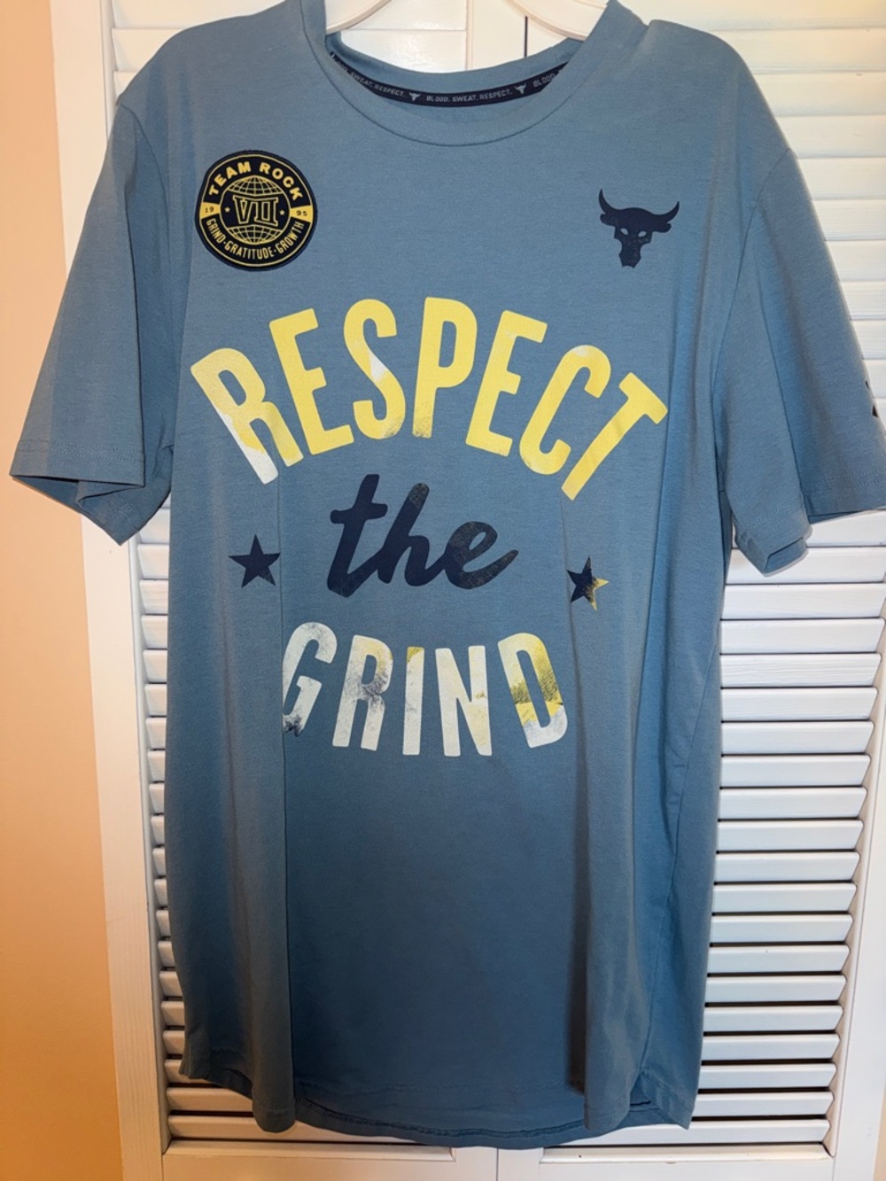 Under Armour Men’s Blue 'Respect The Grind' Graphic Tee